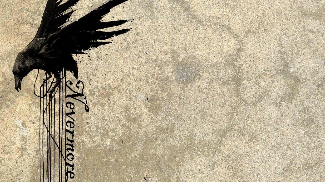 1366x768 Nevermore HD wallpaper