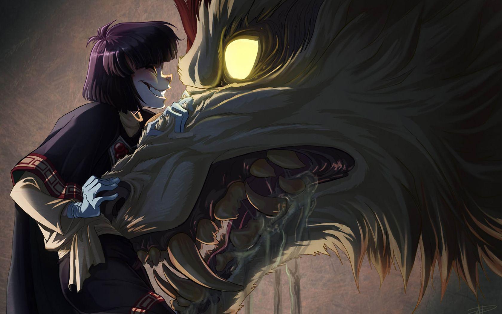 1680x1050 Animated Wolf Wallpaper