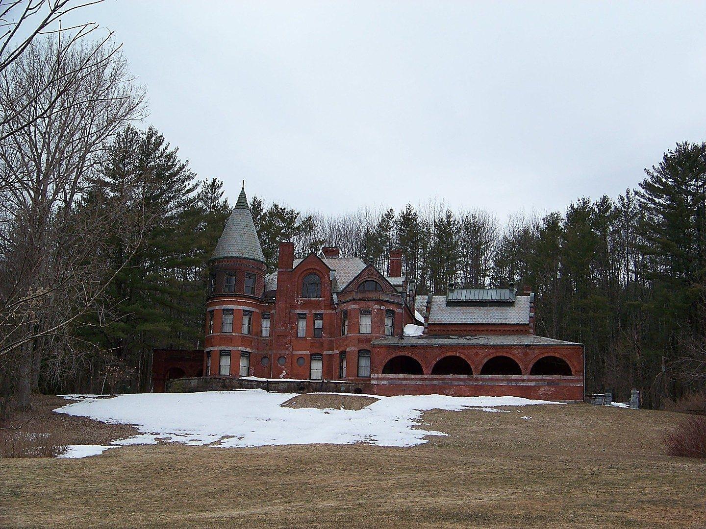 1440x1080 Other: Wilson Castle Proctor Vermont Snow Trees Image for HD 16:9