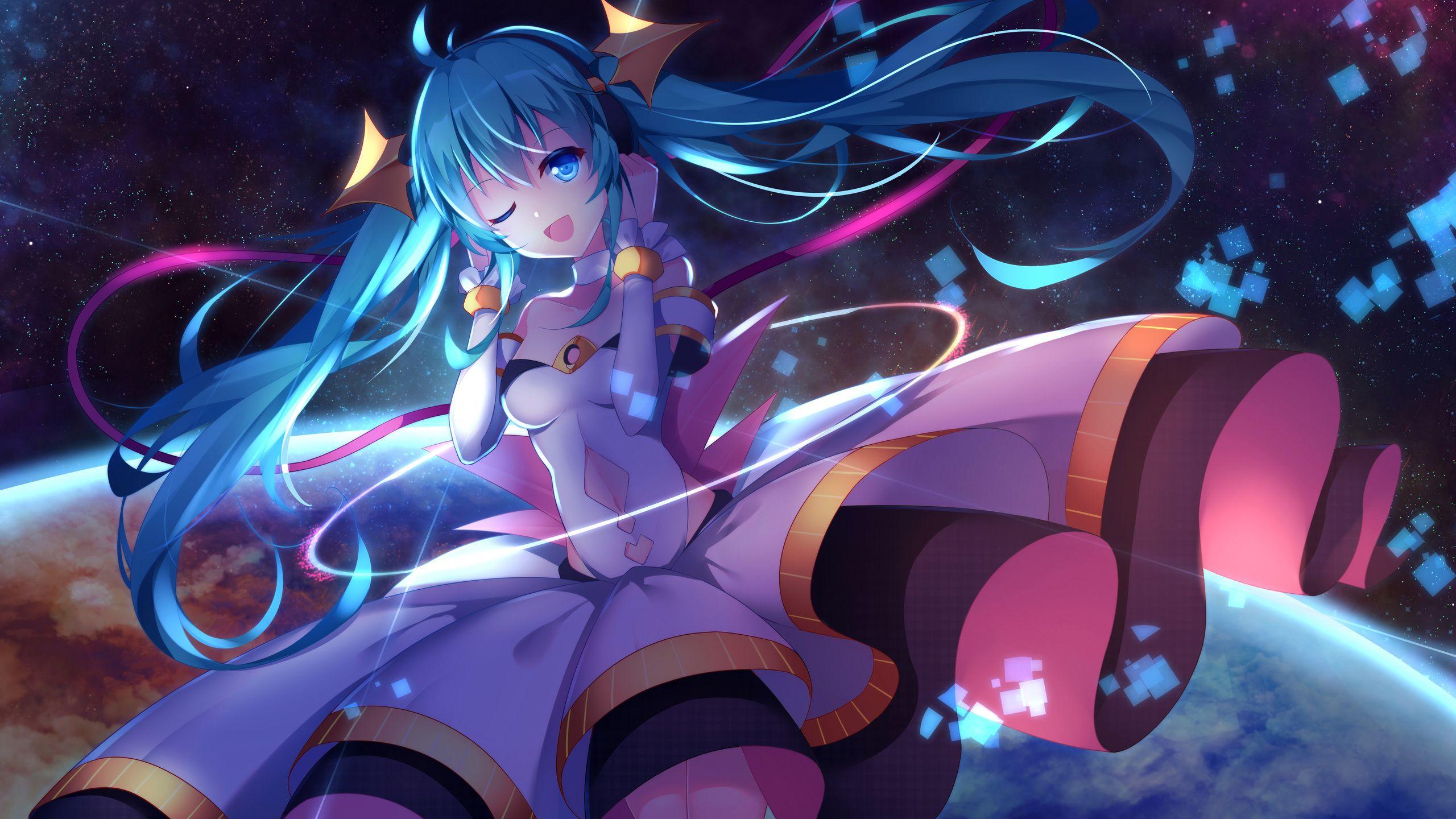2560x1440 Hatsune Miku 5k 1440P Resolution HD 4k Wallpaper