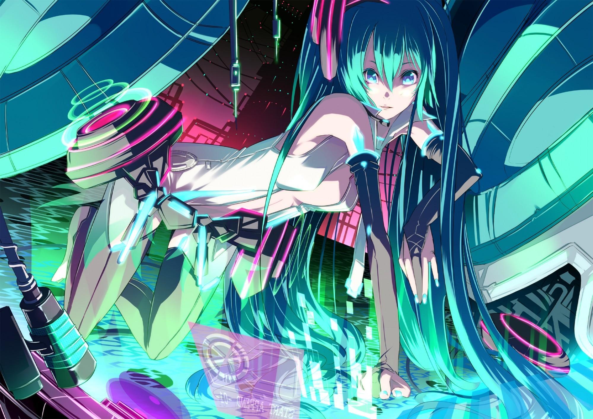 2000x1415 Miku Wallpaper