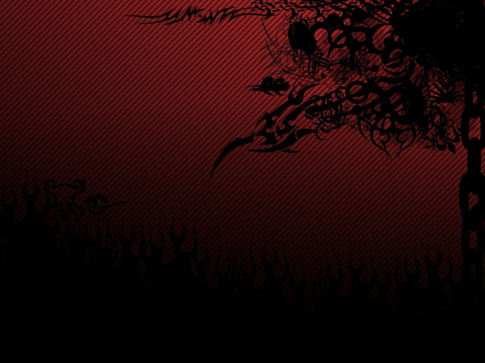 1600x1200 Black red wallpaper