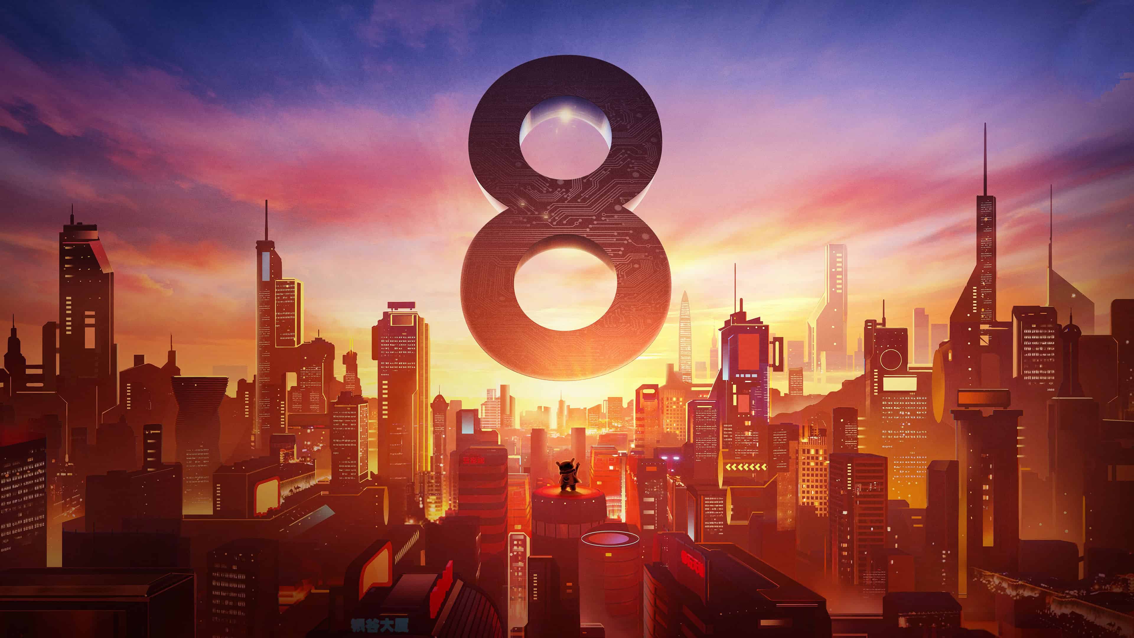 3840x2160 Xiaomi Mi 8 UHD 4K Wallpaper
