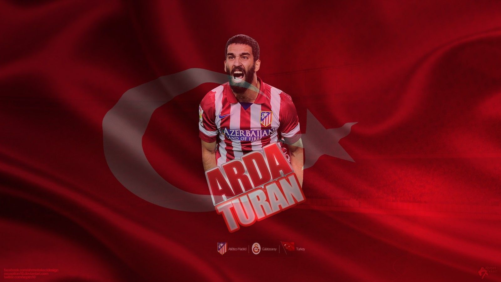 1600x900 Arda Turan, Turkey, Atletico Madrid Wallpaper HD / Desktop and Mobile Background