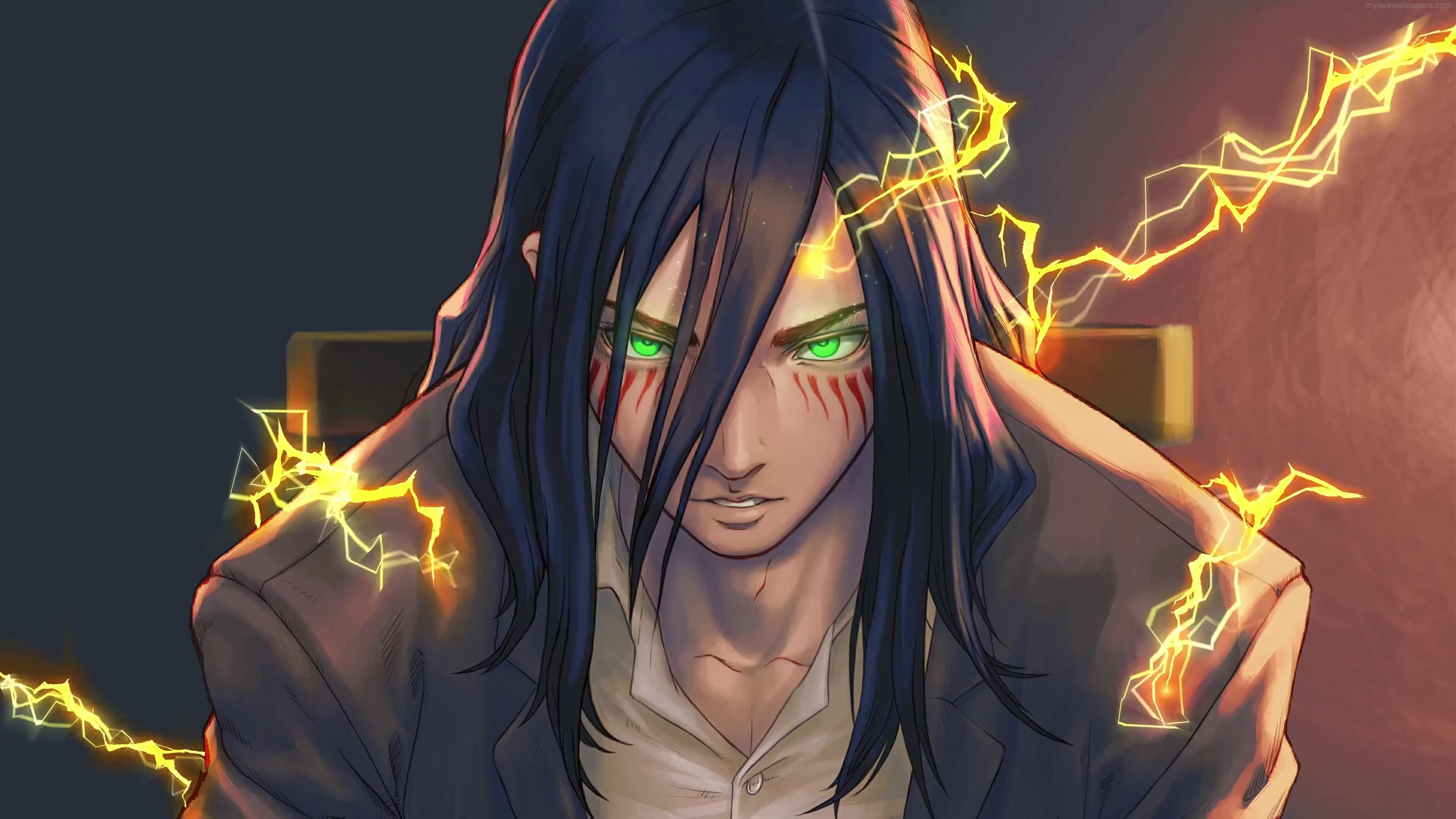 3840x2160 Eren Yeager (Shingeki No Kyojin) Live Wallpaper