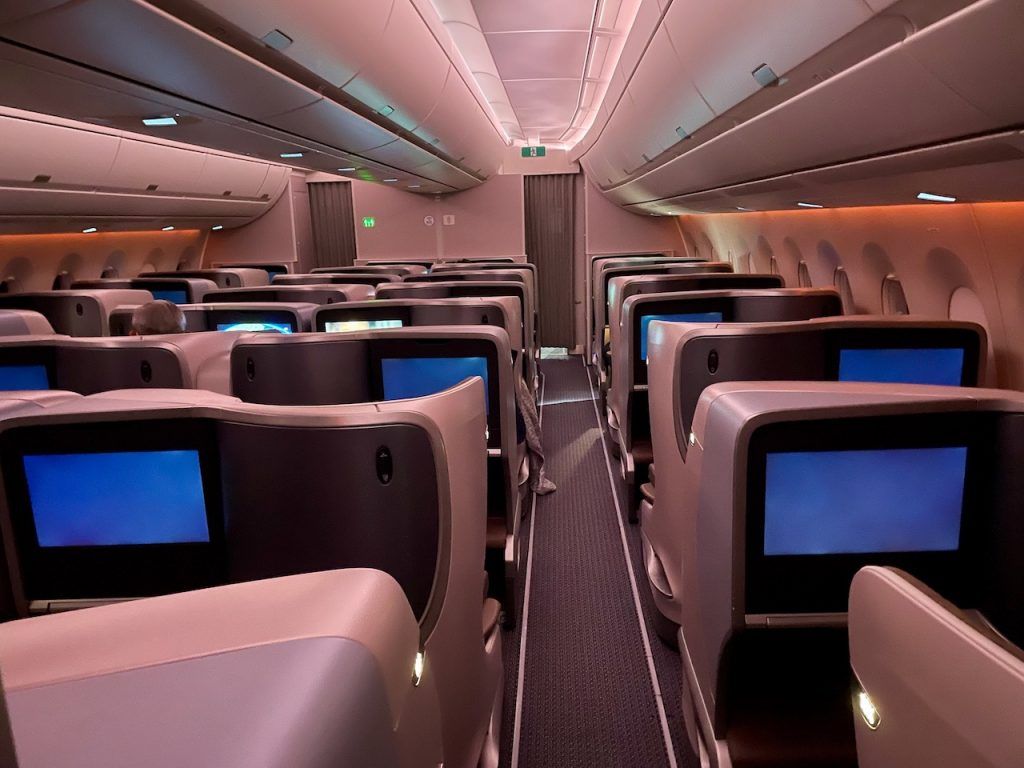 1024x768 Singapore Airlines A350 Business Class