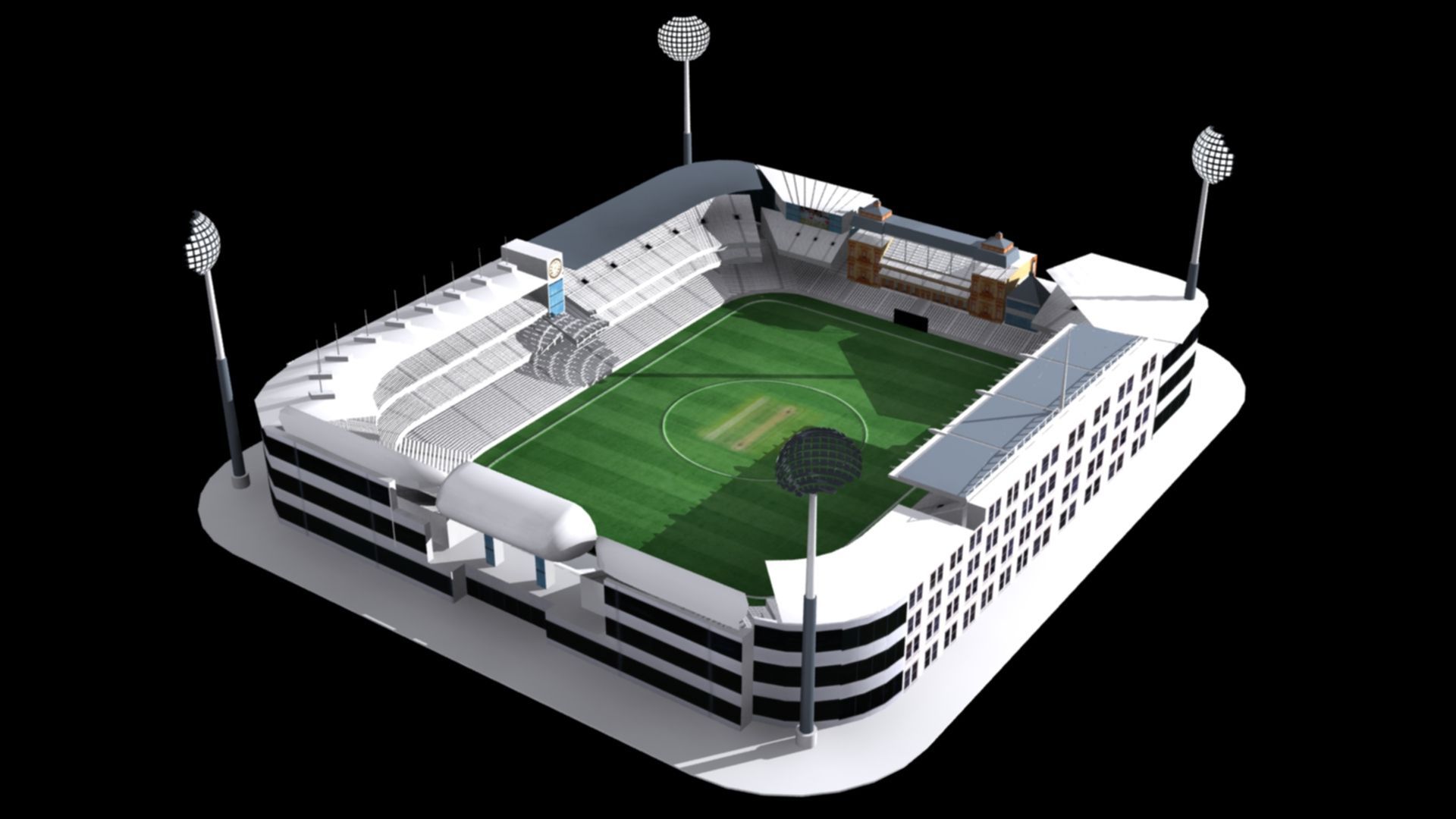 1920x1080 Lords Cricket Ground Stadium 3D Model