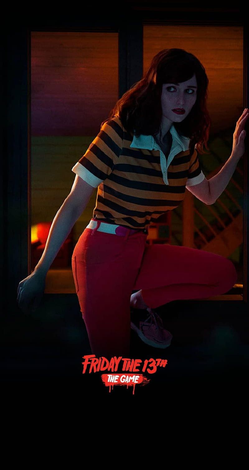 800x1507 Myers Girl F13 Game, friday the 13th the game, logo, night, HD phone wallpaper