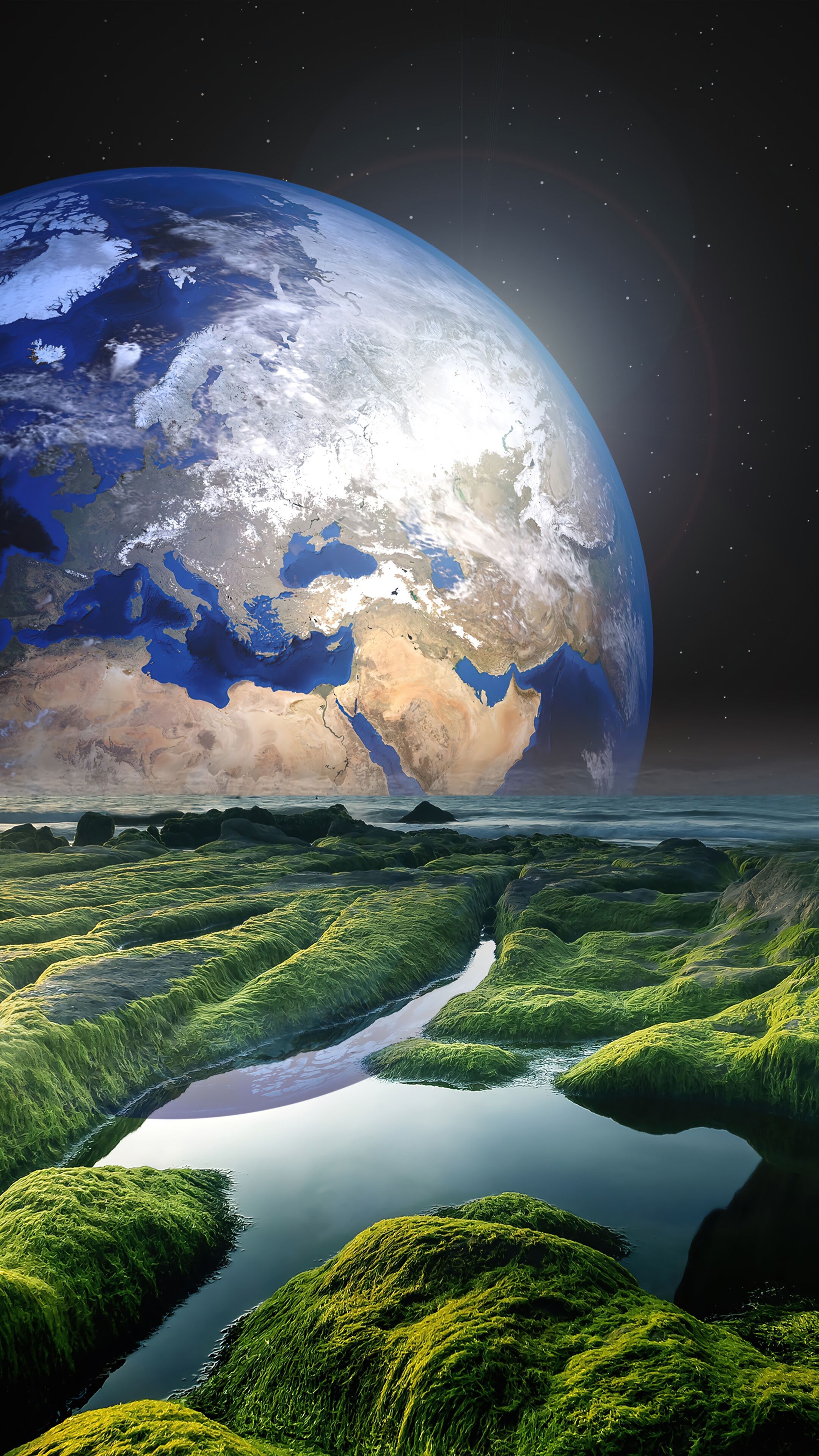 2160x3840 Planet Earth Space 4K Wallpaper iPhone HD Phone f