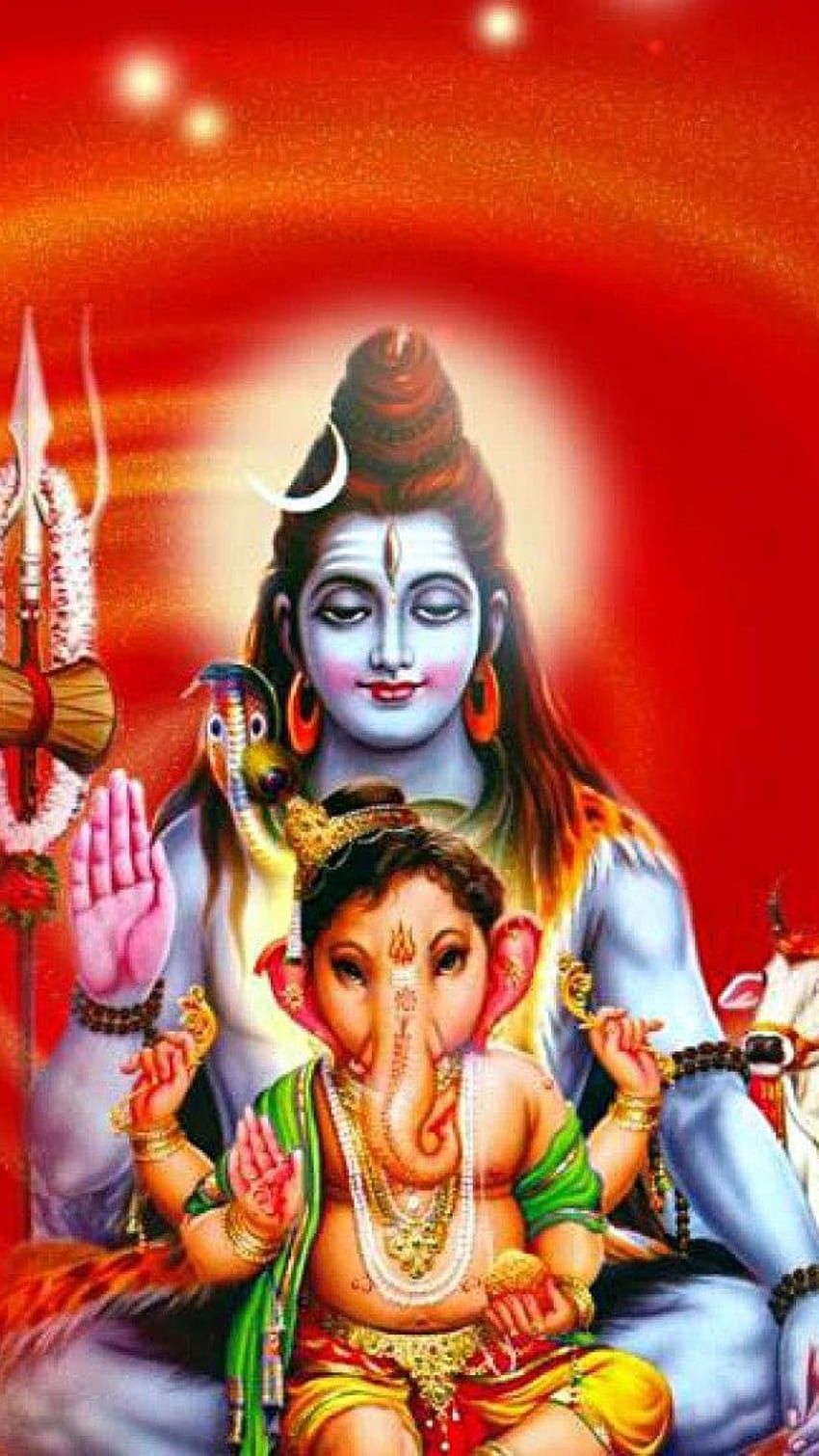 850x1510 Little Ganesh HD phone wallpaper