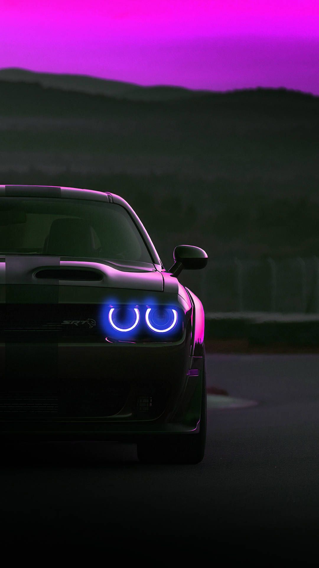 1080x1920 Download Aesthetic Purple Car in 4K