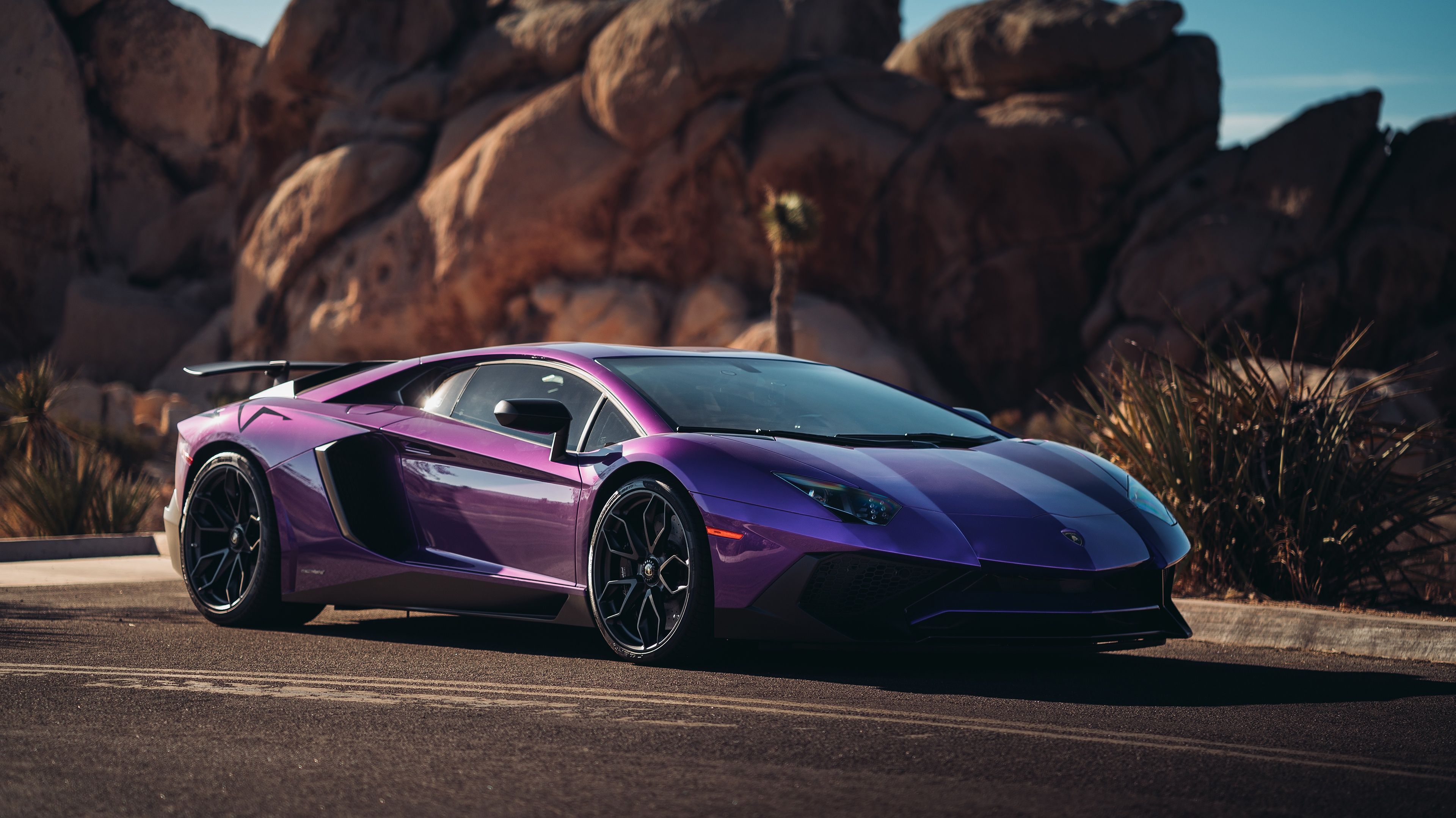 3840x2160 Download Supercar Purple Car Car