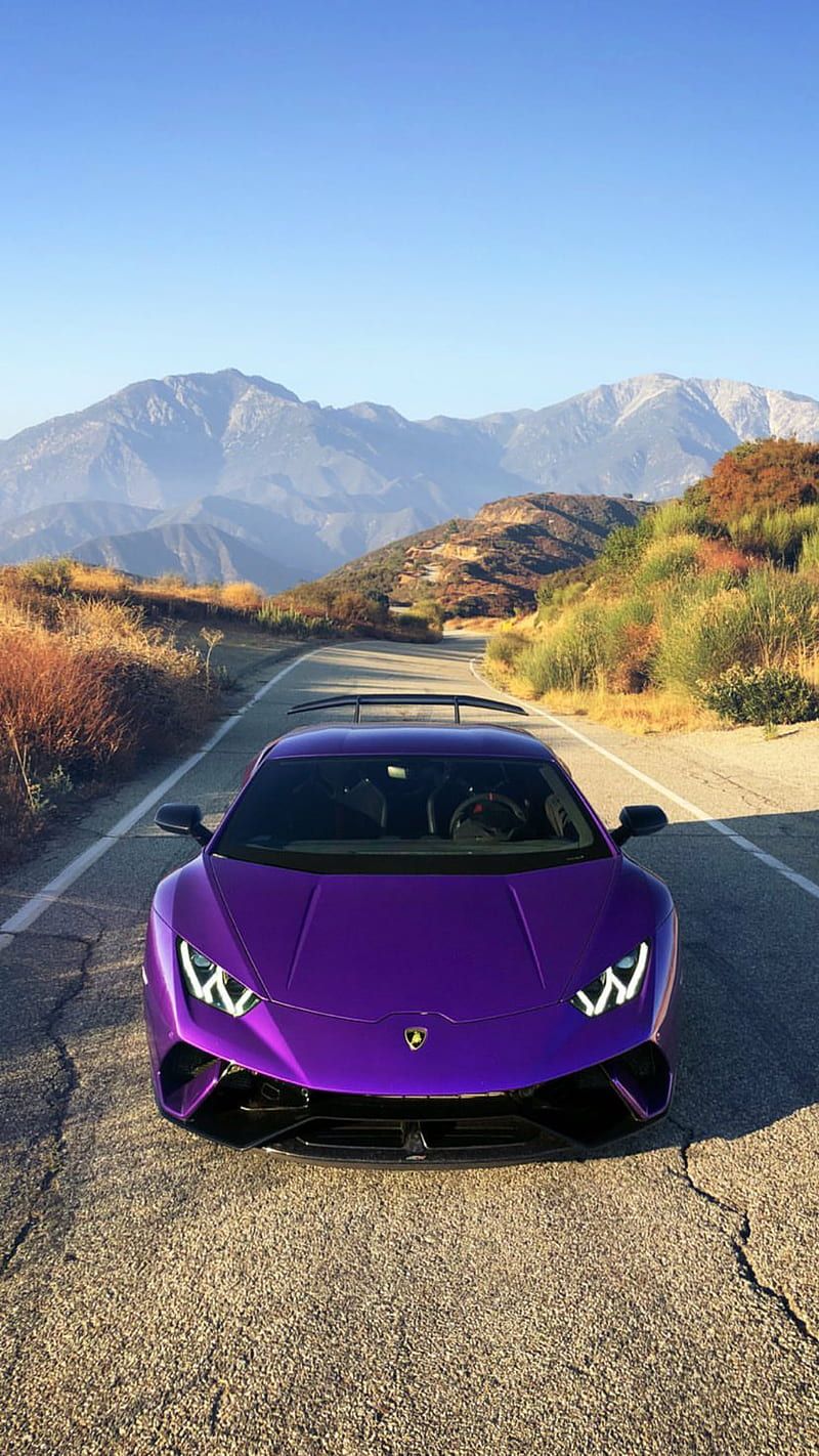 800x1422 HD purple supercar wallpaper