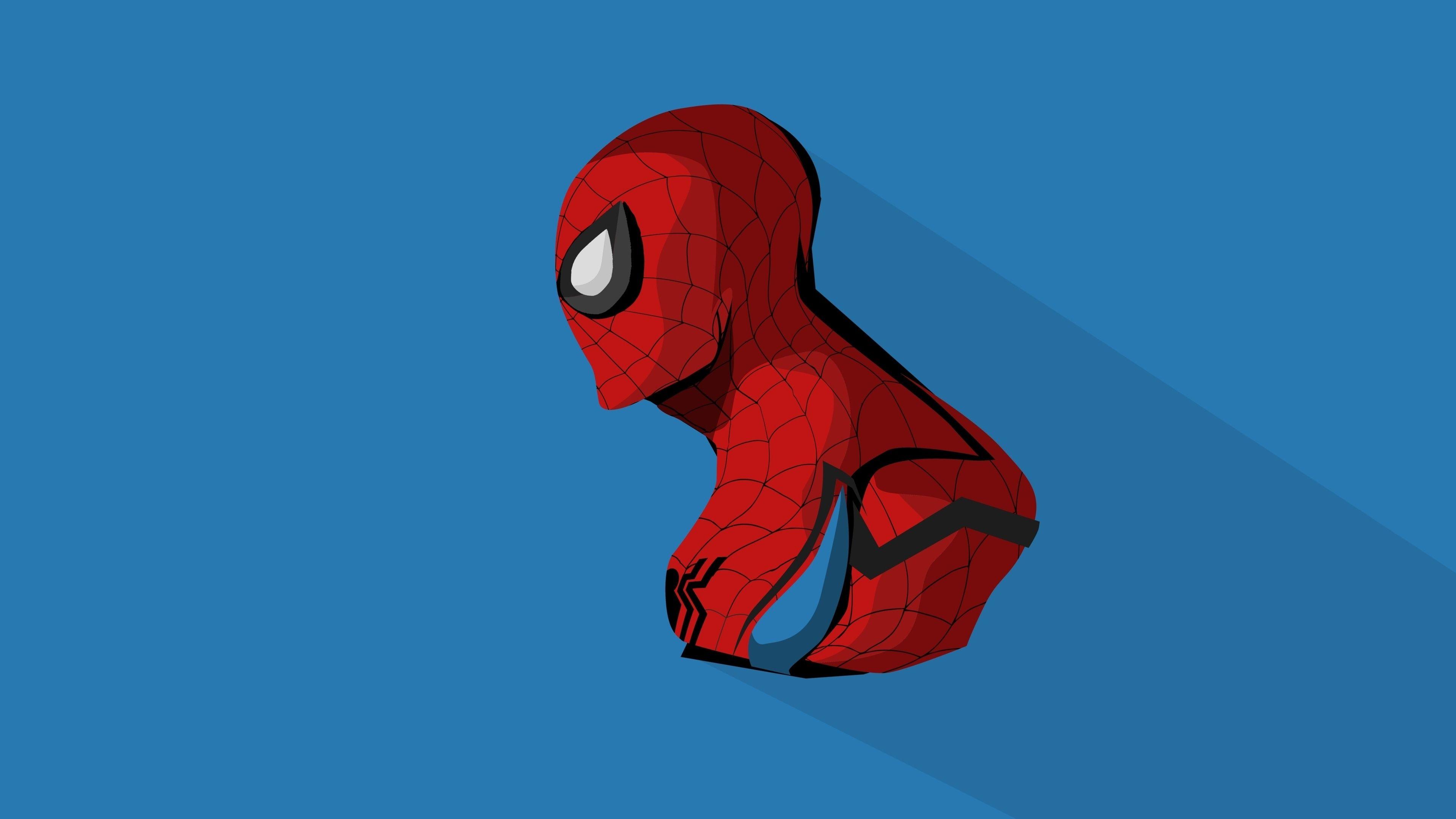 3840x2160 Download 3840x2400 Wallpaper Spider Man, Minimal, Artwork