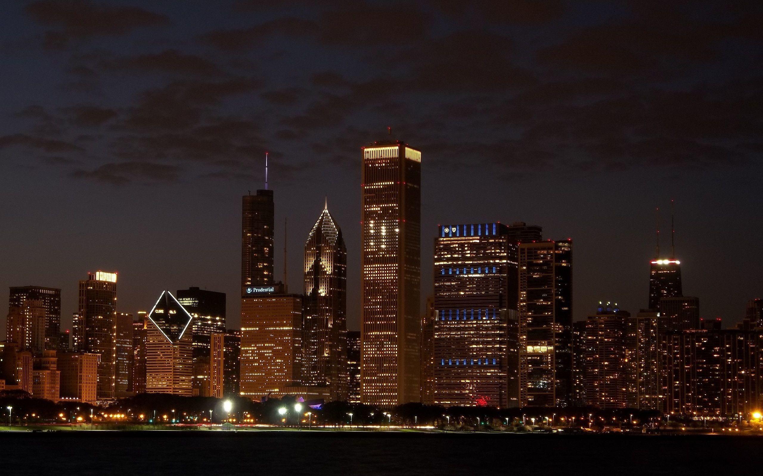 2560x1600 Chicago Skyline HD Wallpaper