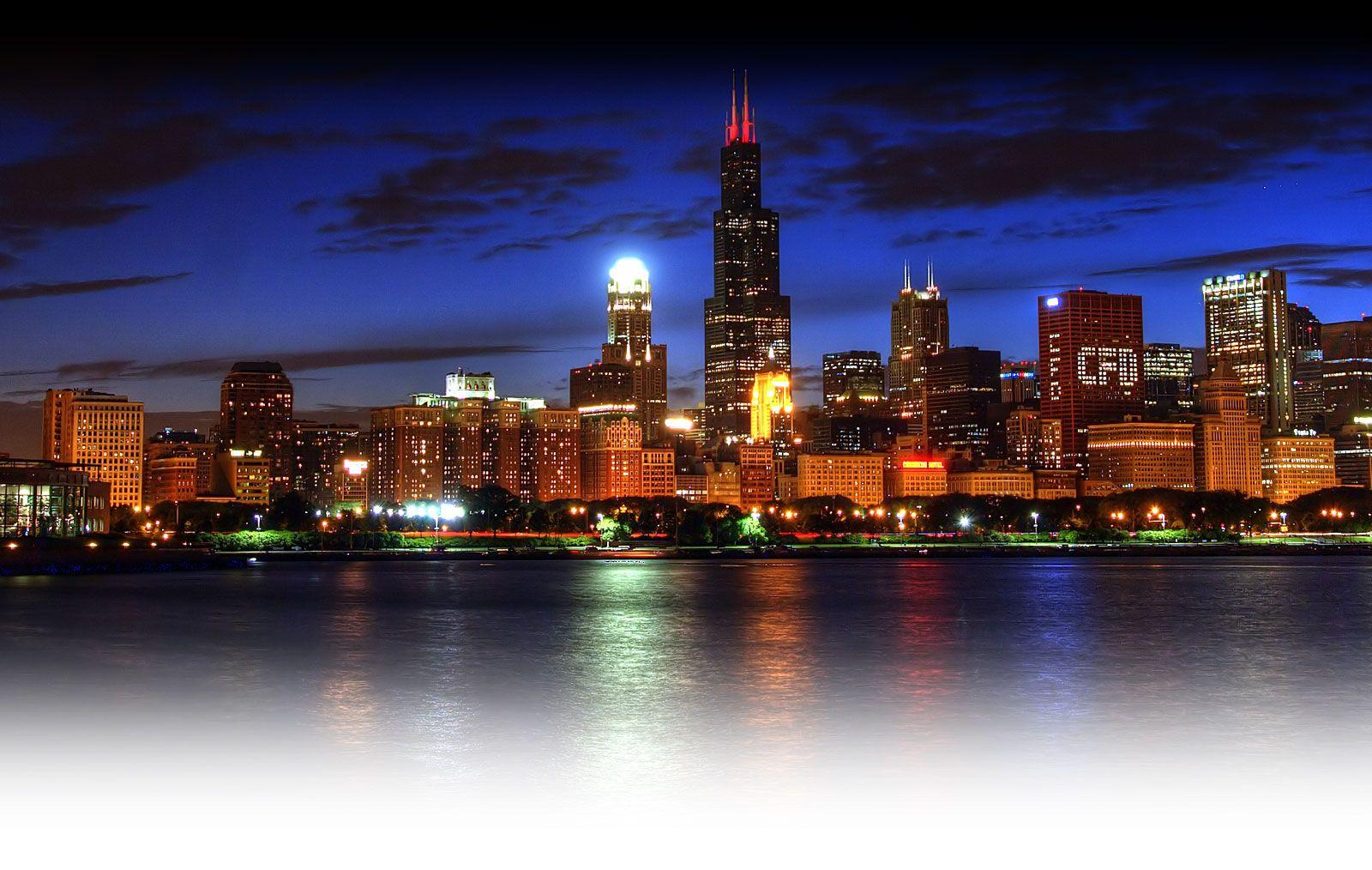 1600x1014 Free download Related Picture chicago skyline view HD