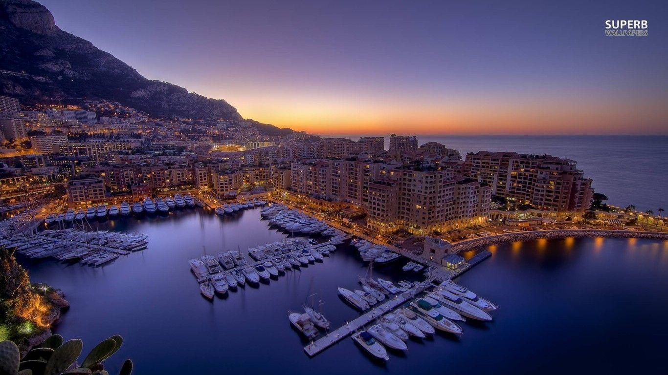 1366x768 Monaco Wallpaper