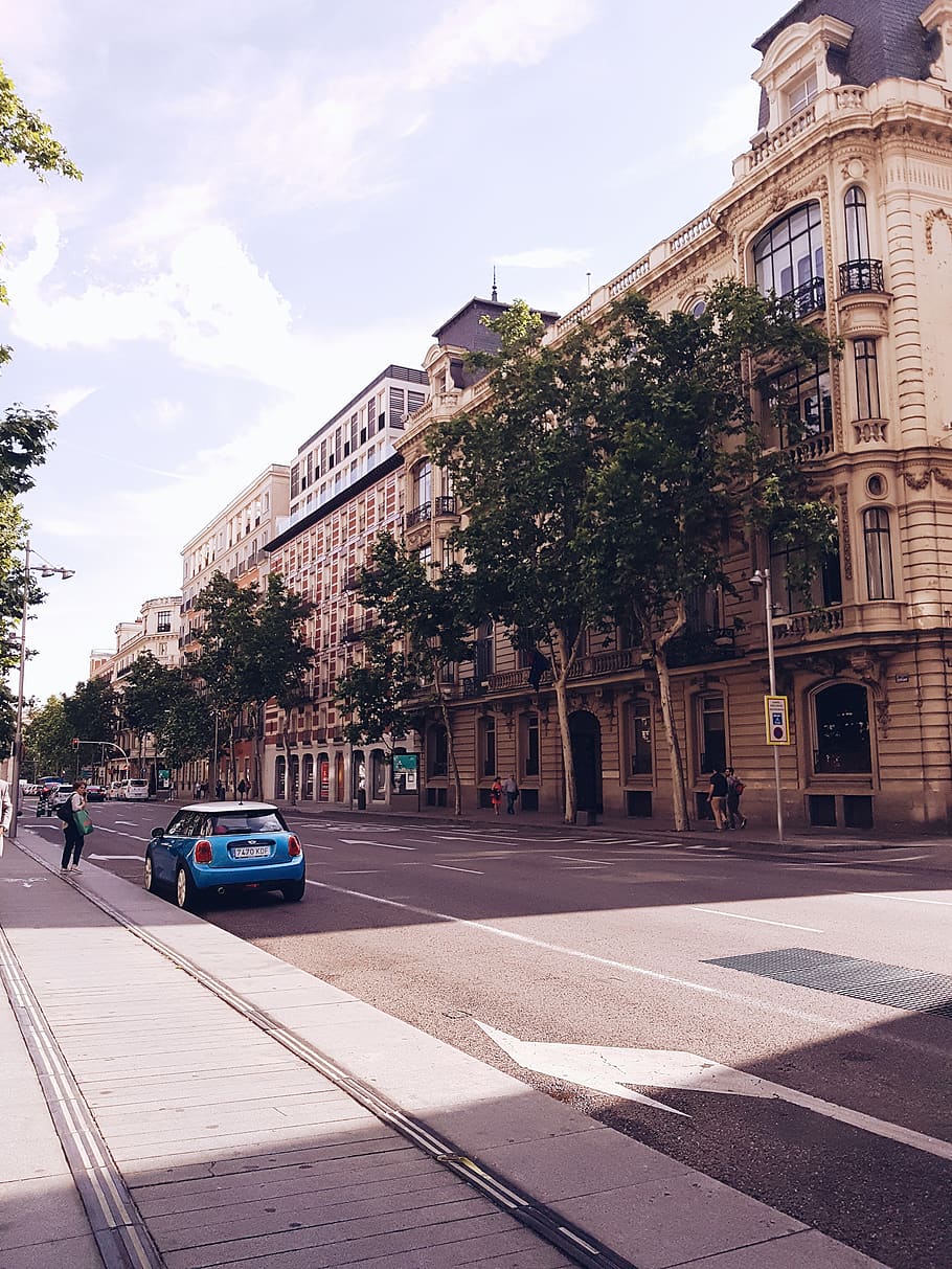 910x1213 HD wallpaper: madrid, spain, calle gil de santivañes