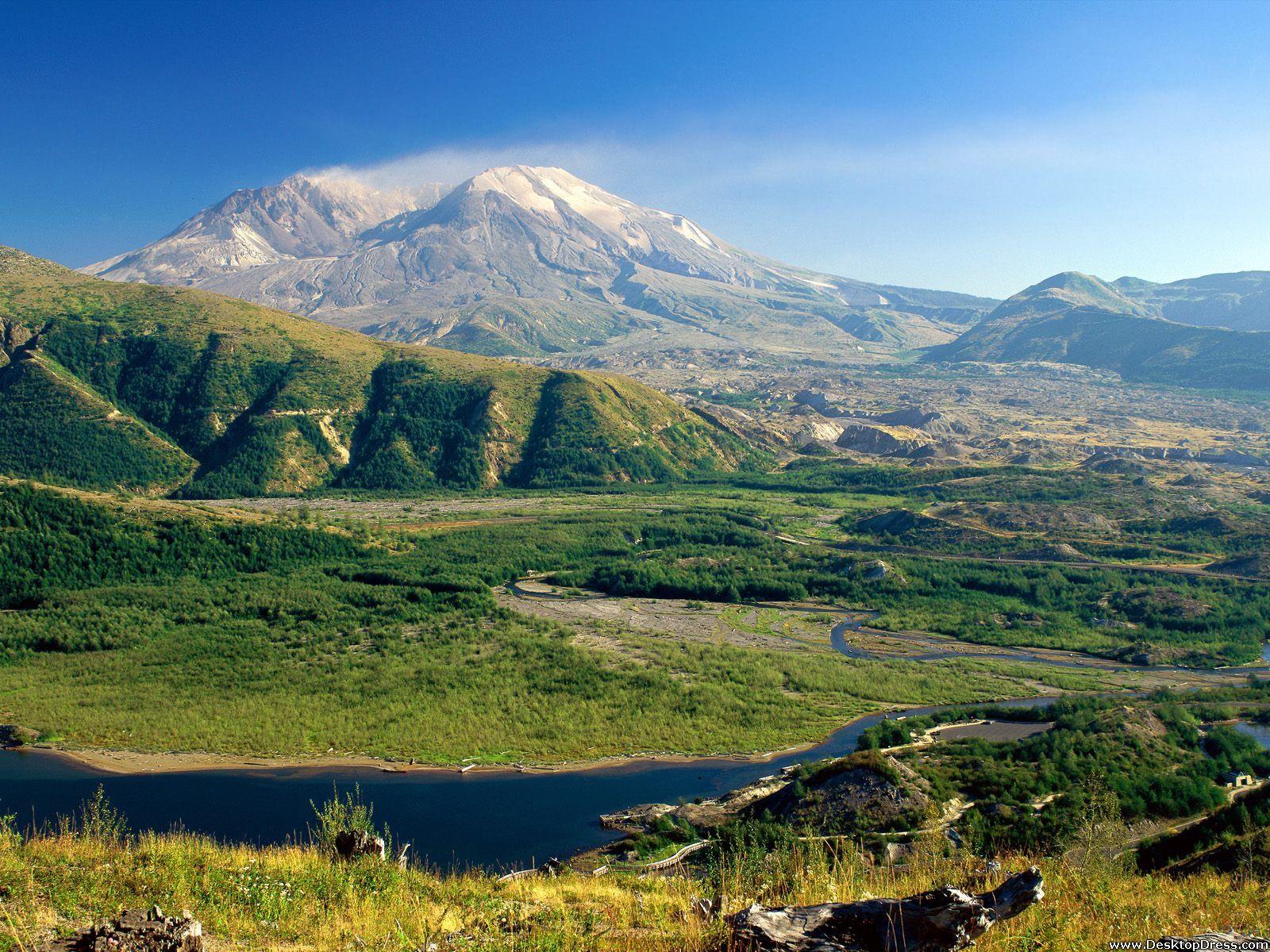 1600x1200 Desktop Wallpaper Natural Background Mount St. Helens