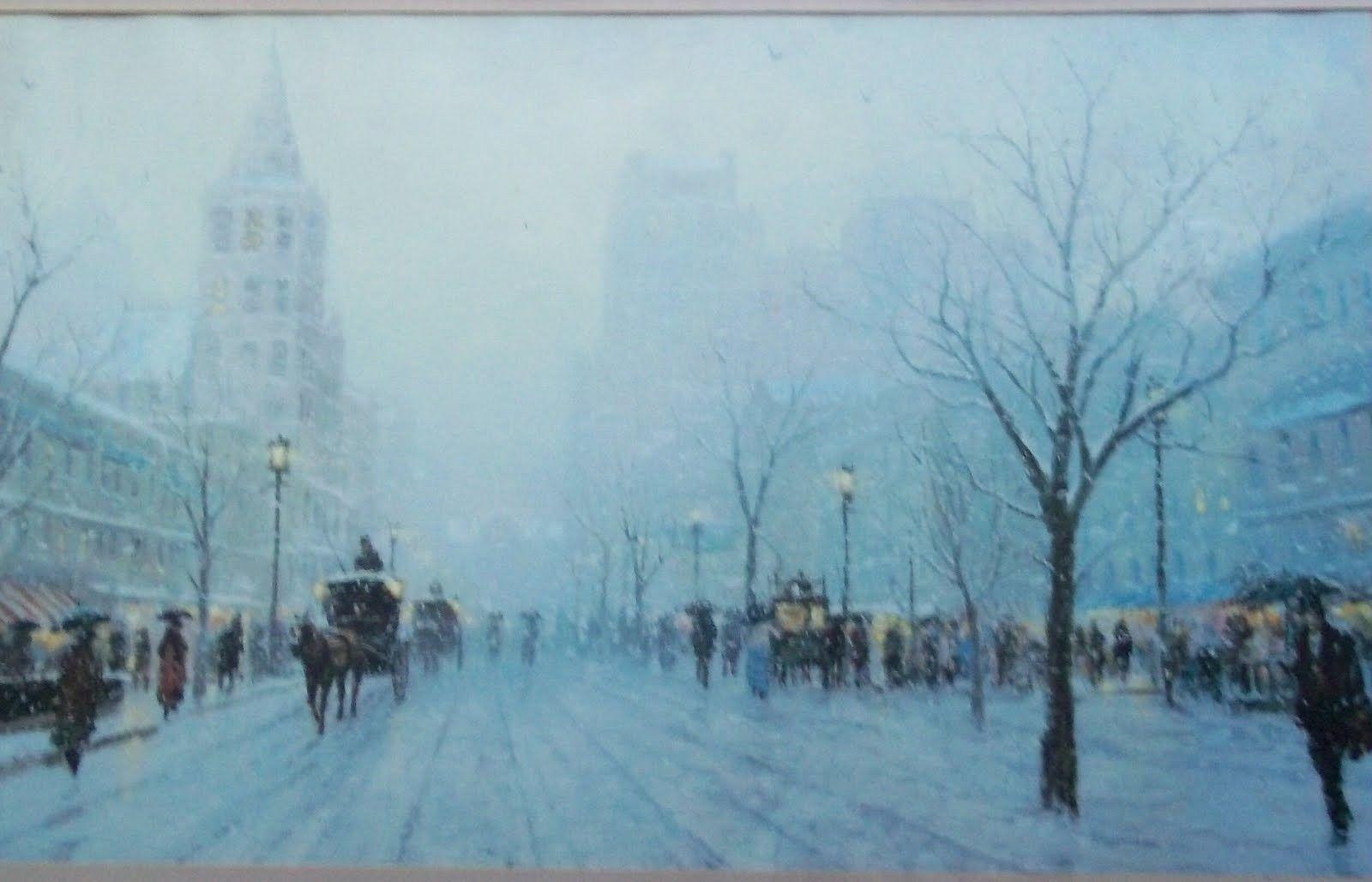 1600x1029 Paris Painting Wallpaper