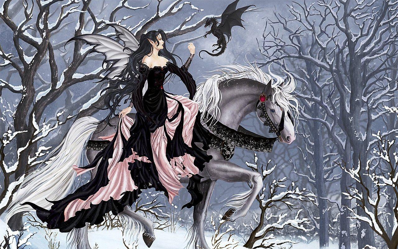 1280x803 Winter Fairy Wallpaper and Background Imagex803