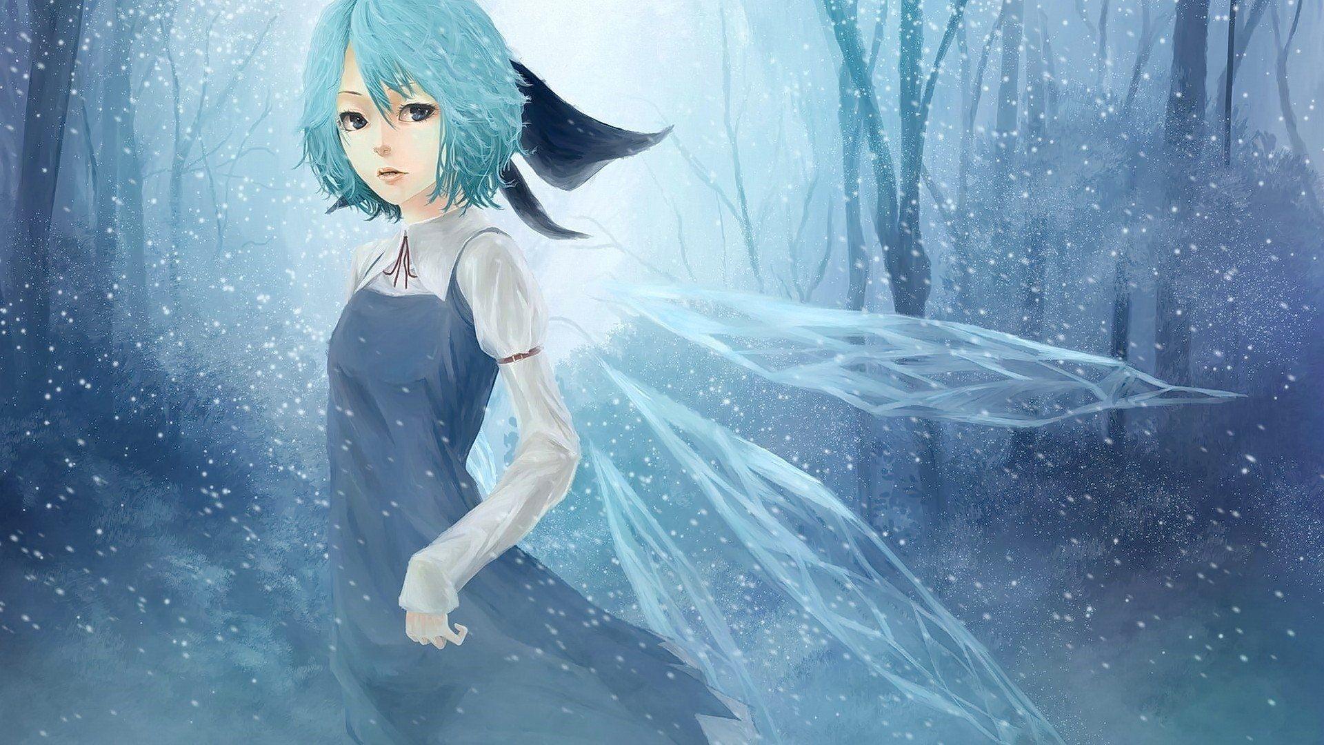 1920x1080 Anime Winter Fairy HD Wallpaper. Background Image