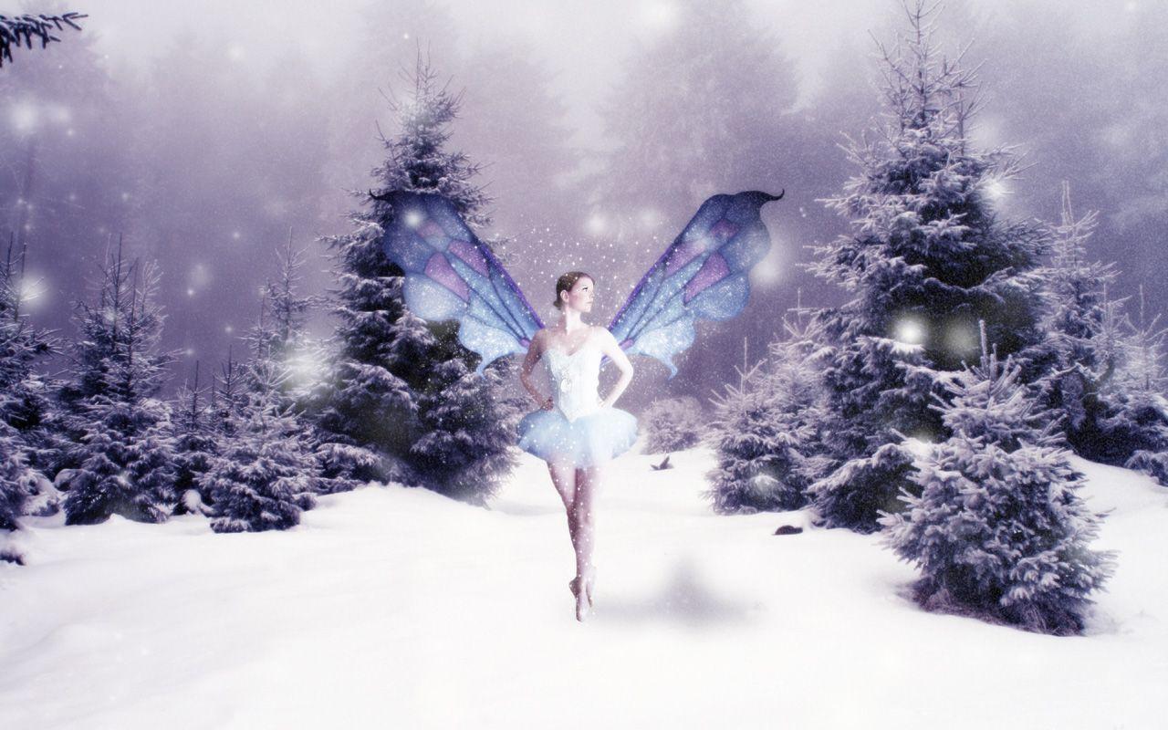 Winter Fairy Wallpapers - Top Free Winter Fairy Backgrounds ...