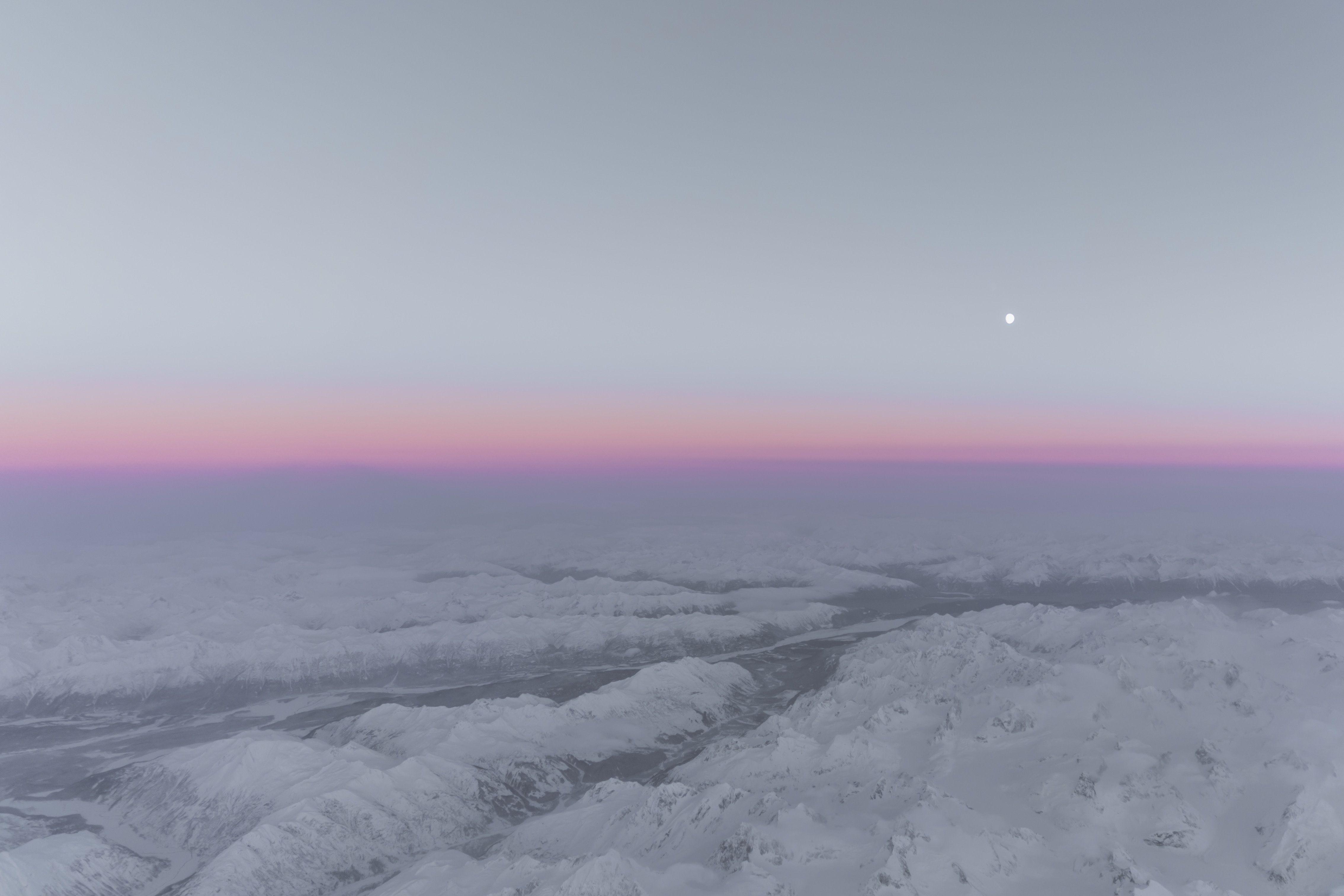 4537x3025 4537x3025 #alaska, #cloud, #moon, #landscape