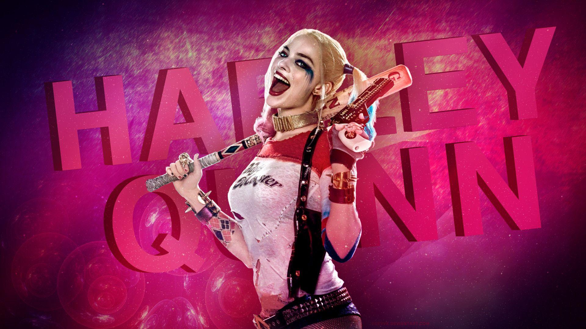 1920x1080 Margot Robbie Harley Quinn Wallpaper background picture