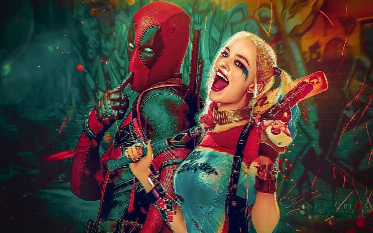1280x800 Deadpool and Harley Quinn wallpaper, Harley Quinn, dead pool
