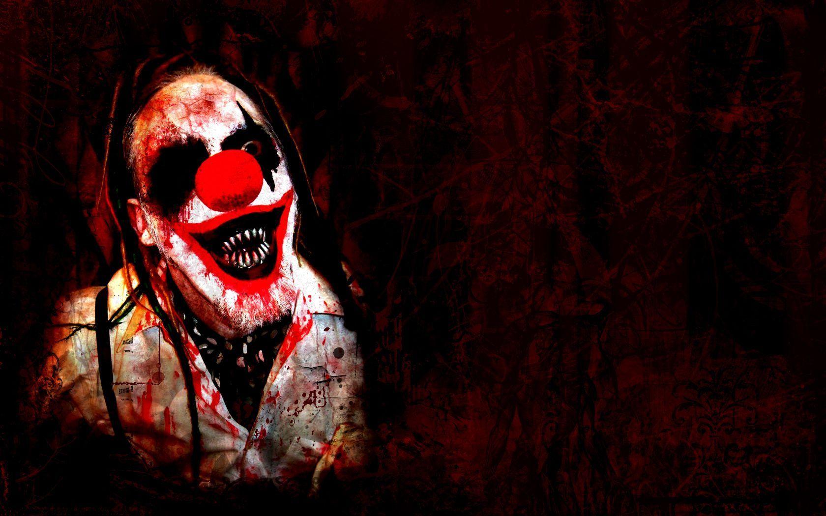 1680x1050 Evil Clown Wallpaper