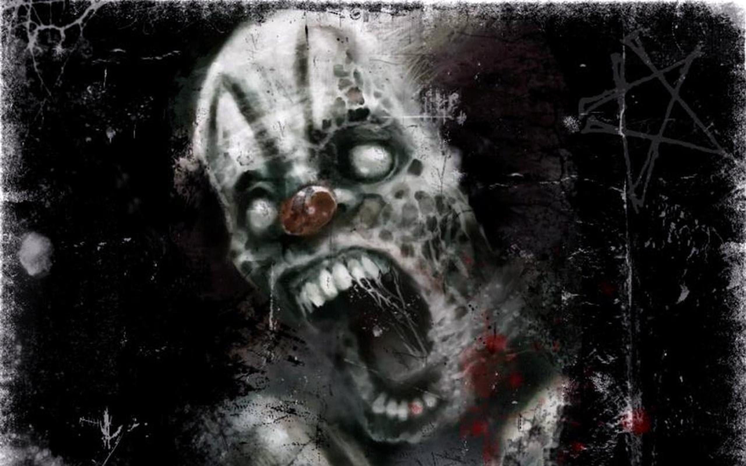 2560x1600 Evil Clown Wallpaper background picture