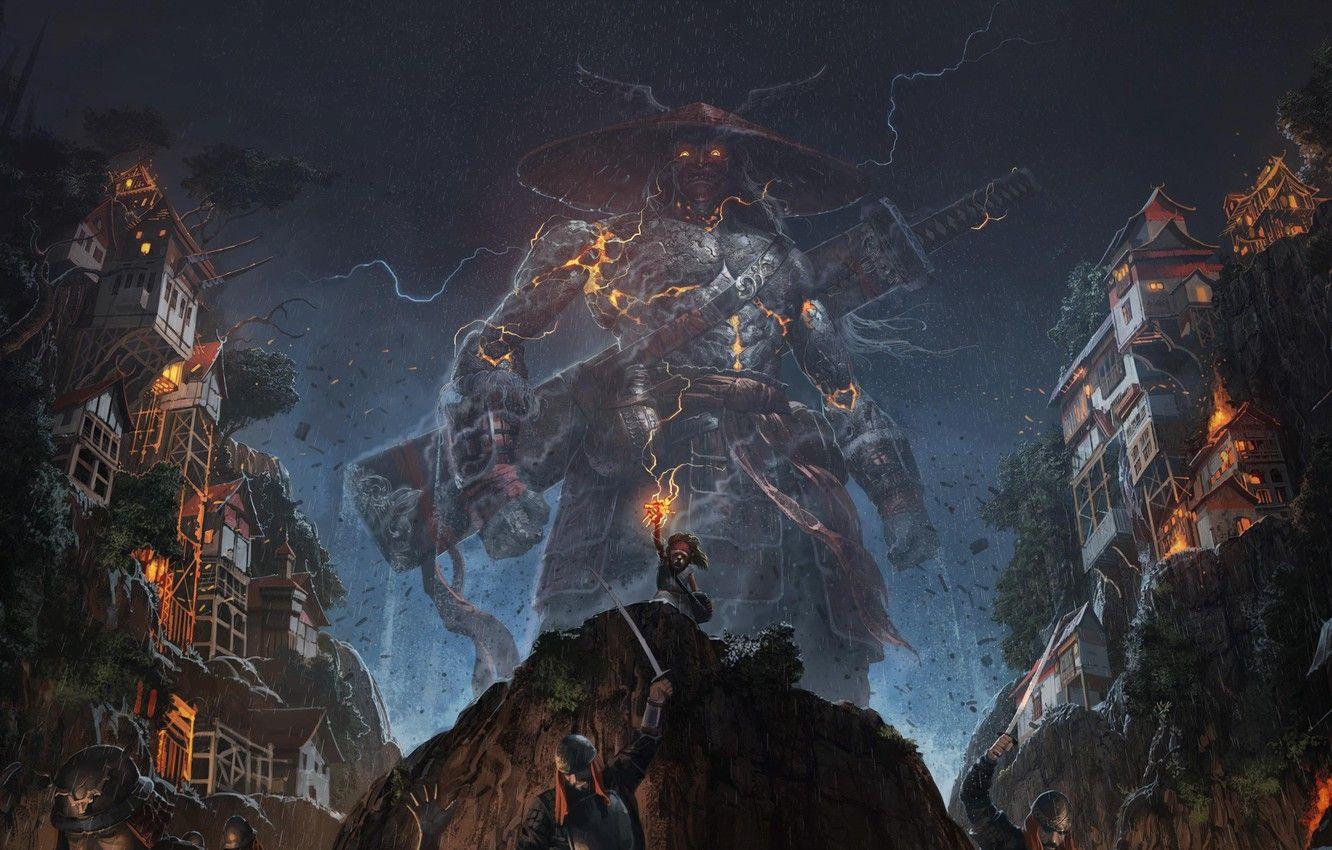 1332x850 Wallpaper Home, Night, Japan, Asia, Zipper, Battle