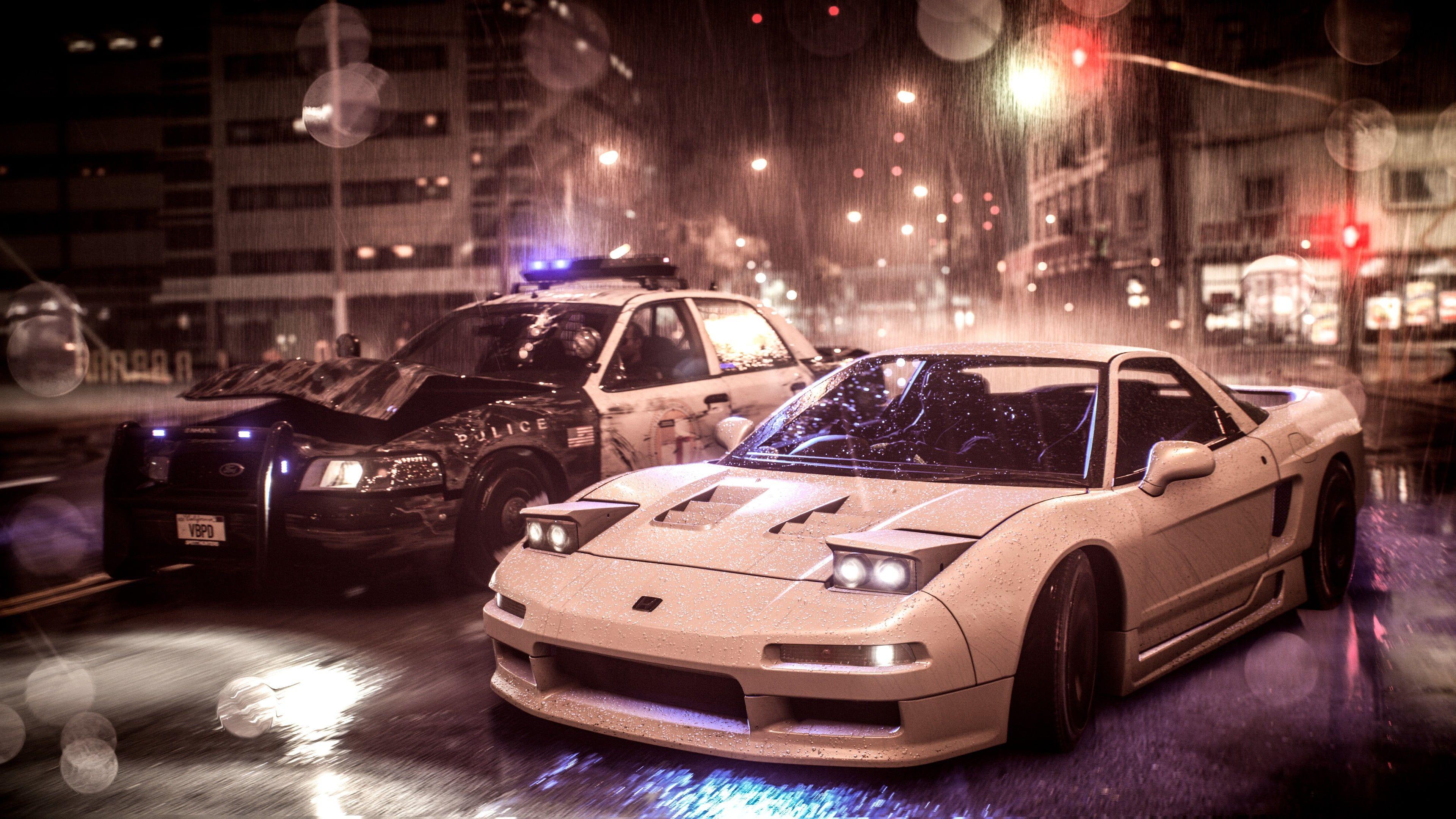 3840x2160 White coupe, Need for Speed, car, Honda, Honda NSX HD