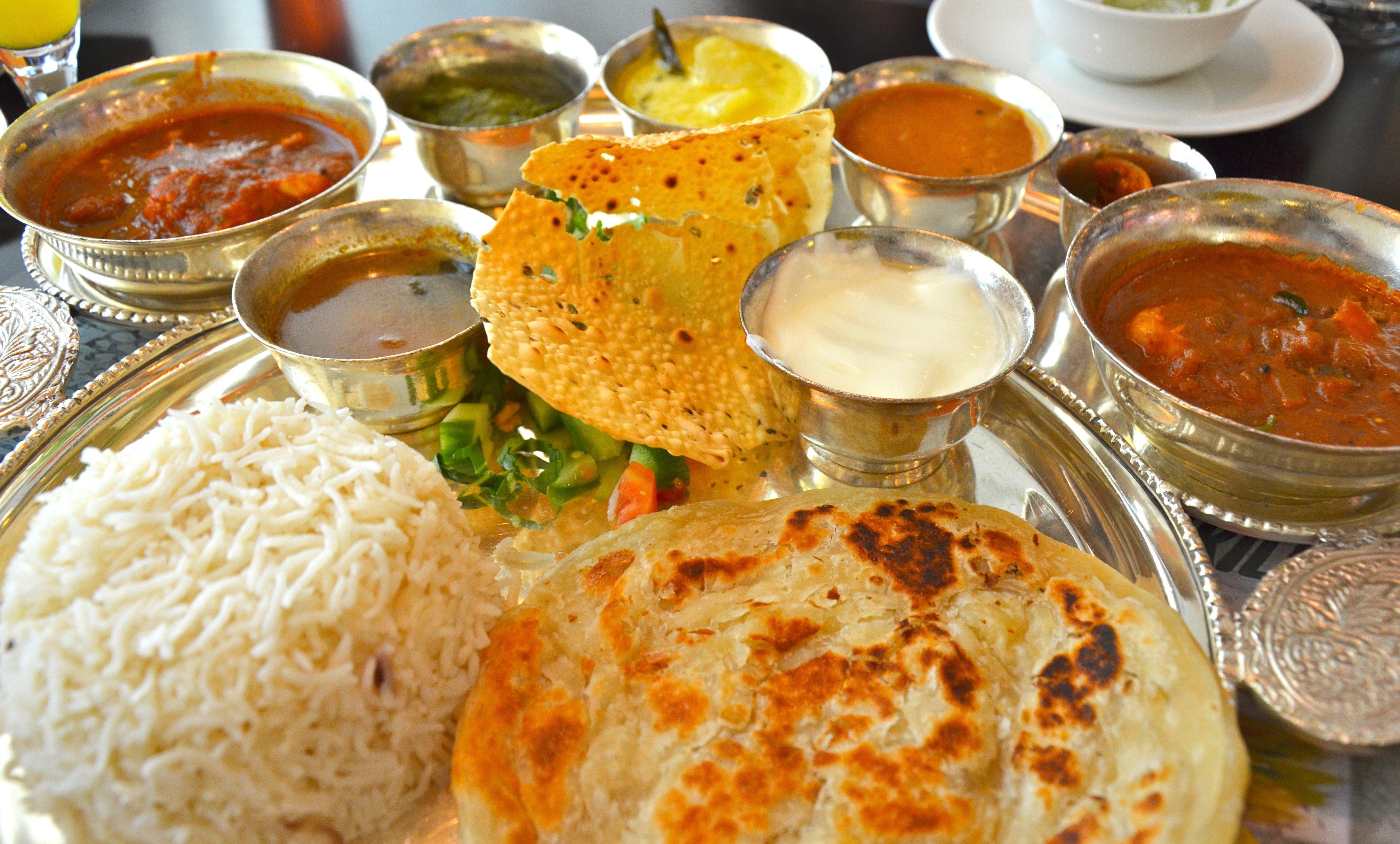 presentation indian food