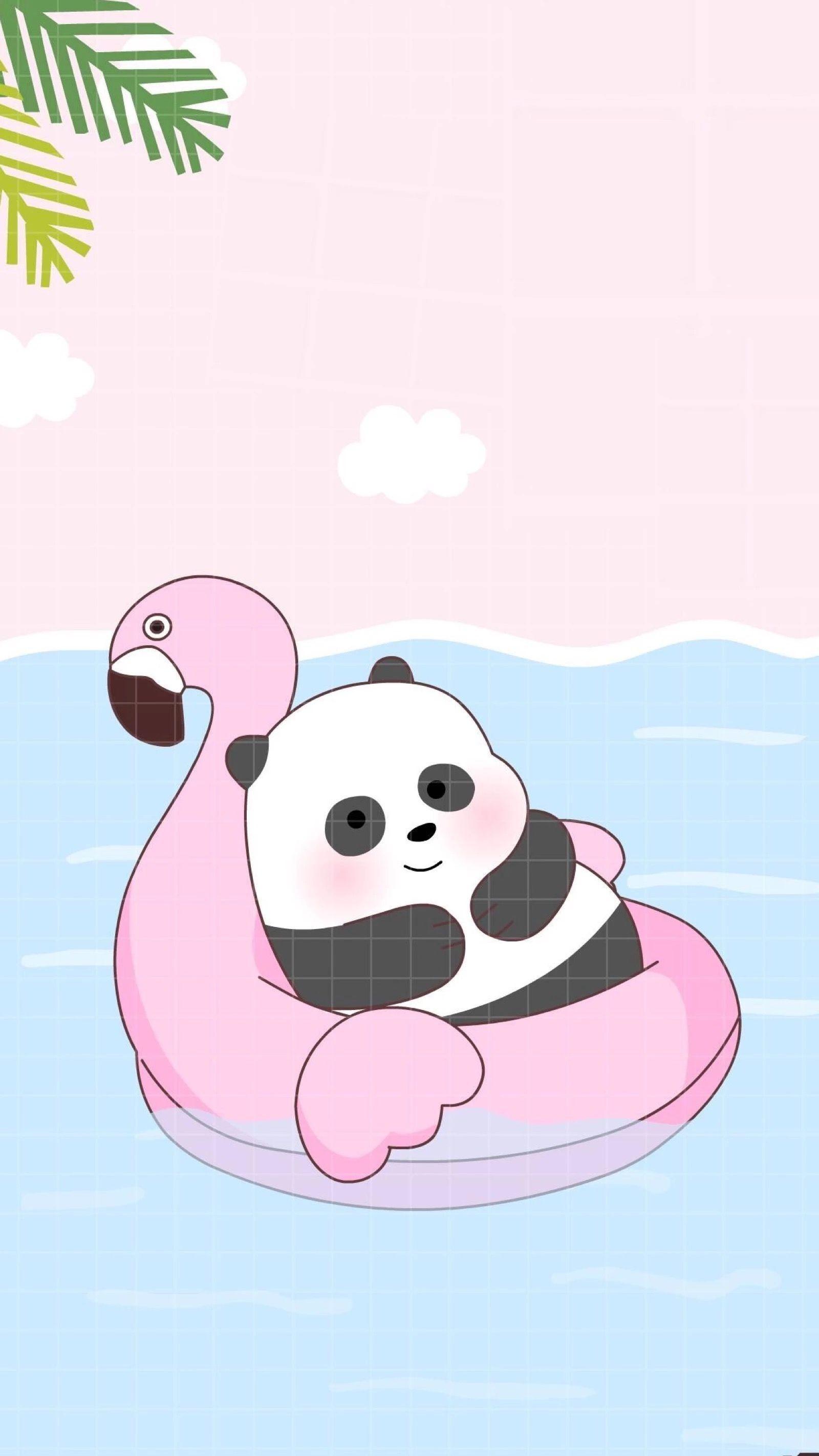 Kawaii Cartoon Panda Wallpapers Top Free Kawaii Cartoon Panda Backgrounds Wallpaperaccess