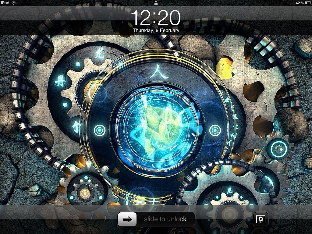1024x768 Rune Your iPad and iPhone with a Wallpaper from Jeff Huang