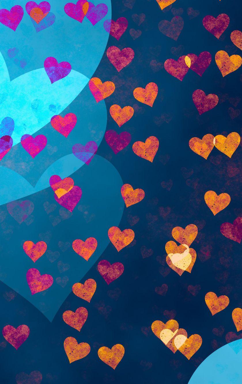 840x1336 Download 840x1336 wallpaper love, hearts, abstract, iphone 5