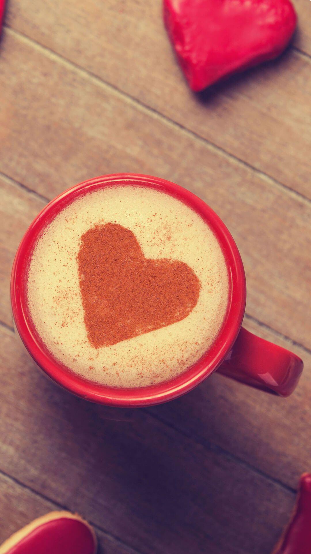 1080x1920 Heart latte art