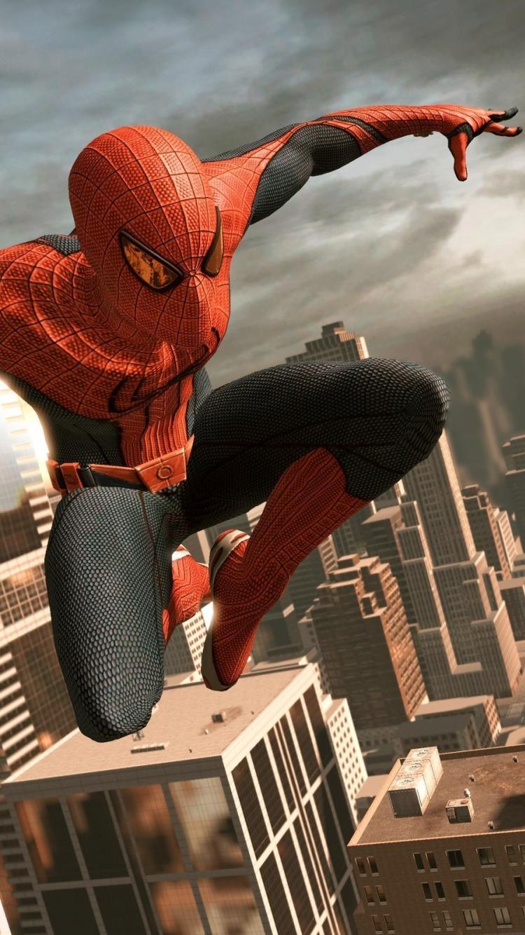 750x1334 Video Games Spider Man Superheroes The Amazing Spiderman Wallpaper