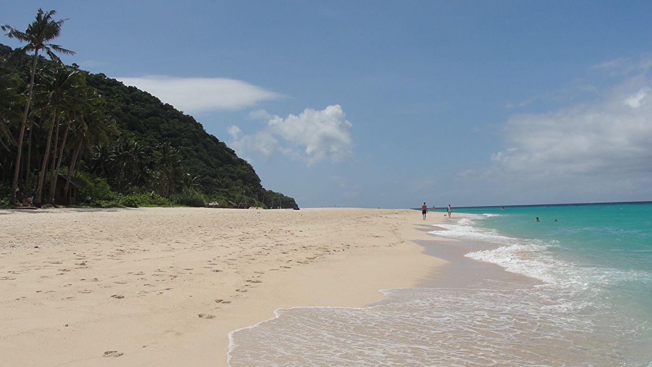 1280x720 Desktop Wallpaper Philippines Boracay Beach Sea Nature Sky palm
