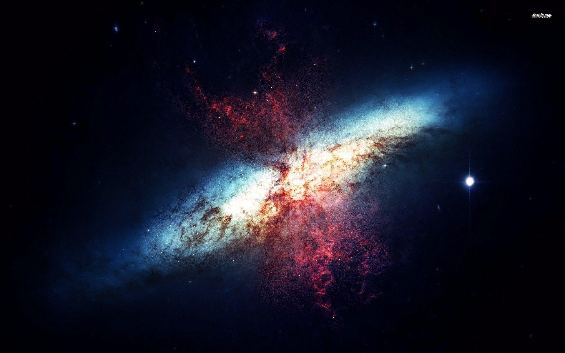 1920x1200 Pink and blue galaxy wallpaper wallpaper
