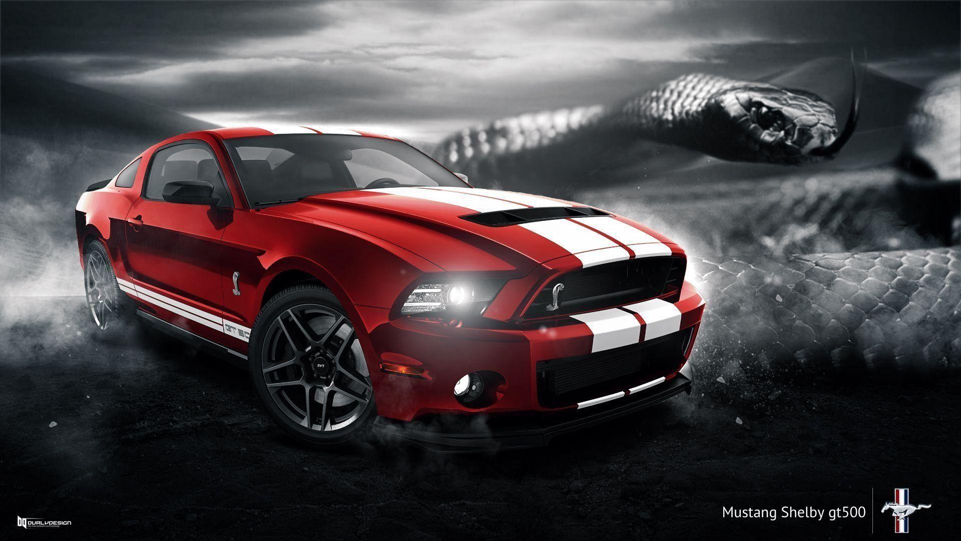 Ford Mustang Red Hd Wallpaper