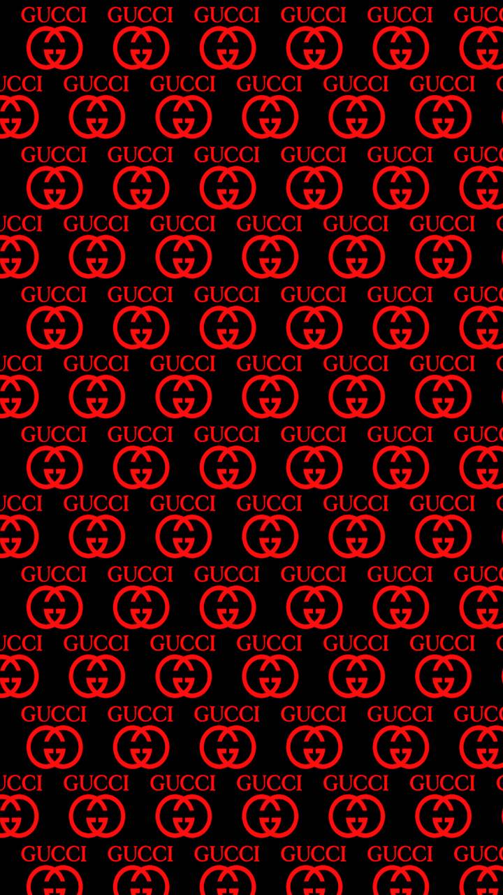 Red And Black Gucci Wallpaper