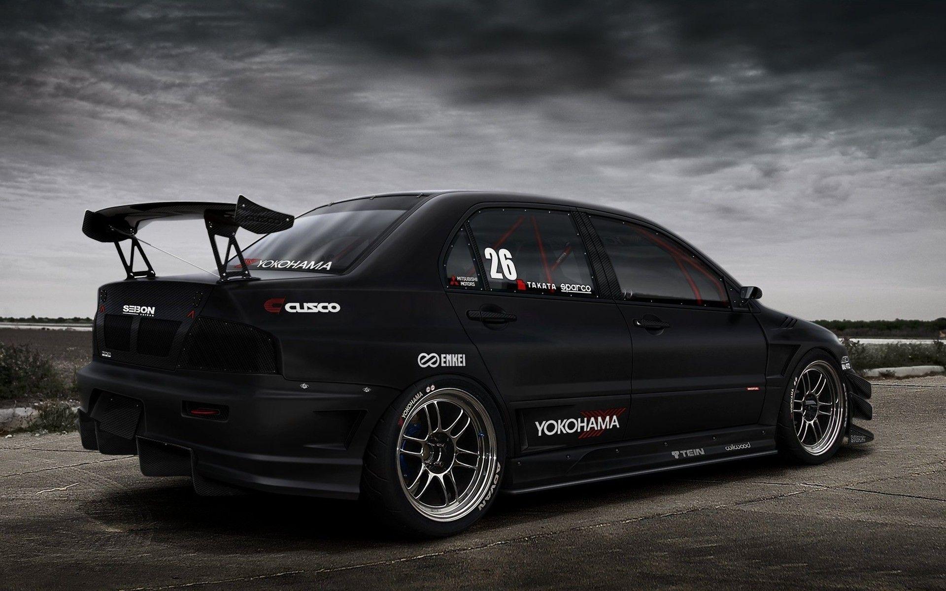 cool evo lancer wallpaper