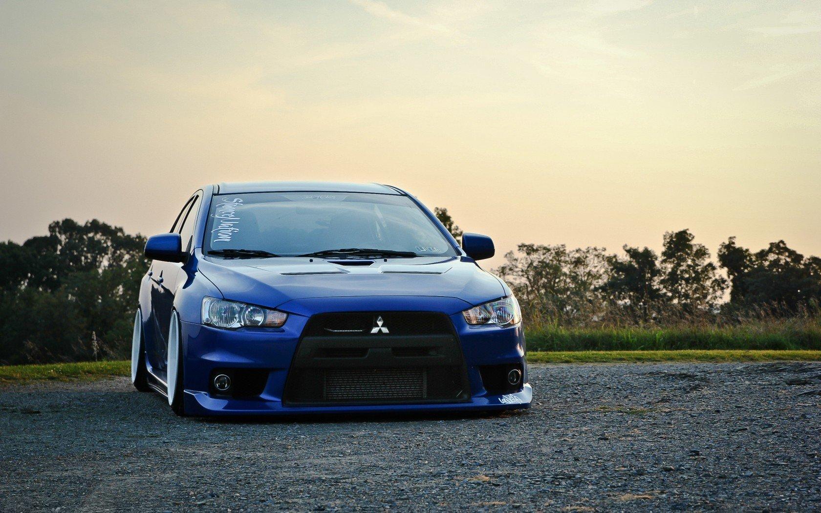 1680x1050 Mitsubishi Lancer Evolution 10 (X) wallpaper 1680x1050