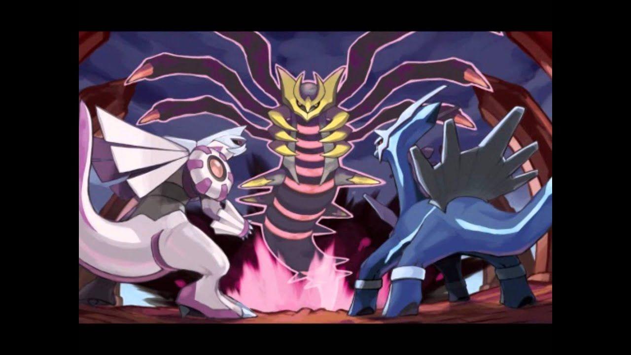 1280x720 Shiny Palkia, Dialga, And Giratina origin And Altered