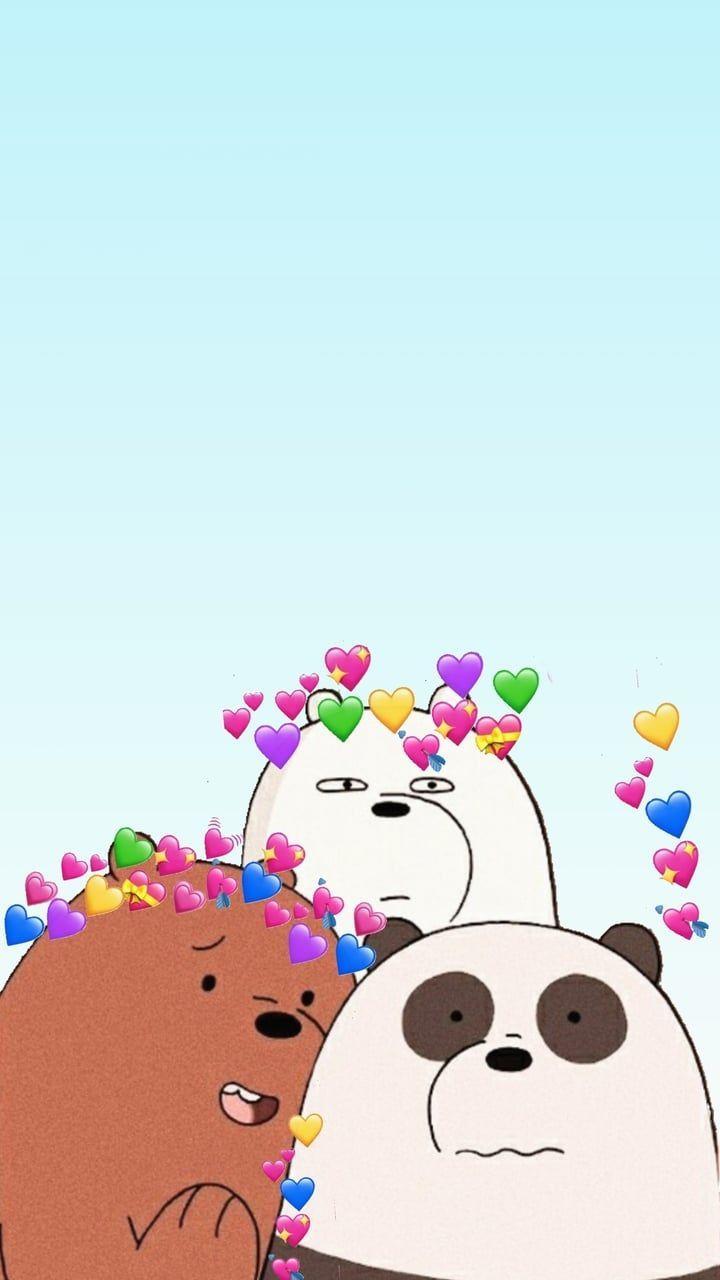 Kawaii We Bare Bears Cave iPhone Wallpapers Free Download