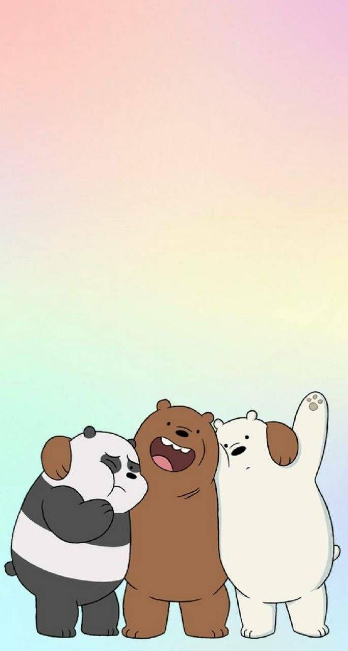 685x1280 We bare bears Wallpaper