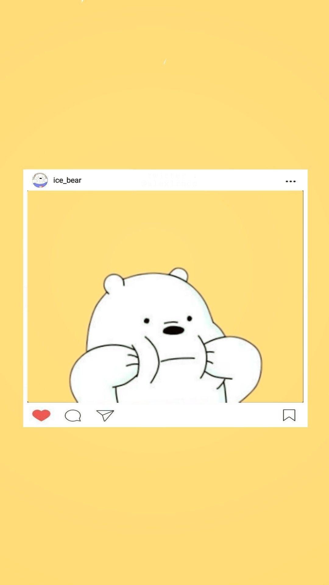1080x1920 Download Ice Bear Wallpaper We Bare Bears, HD Background